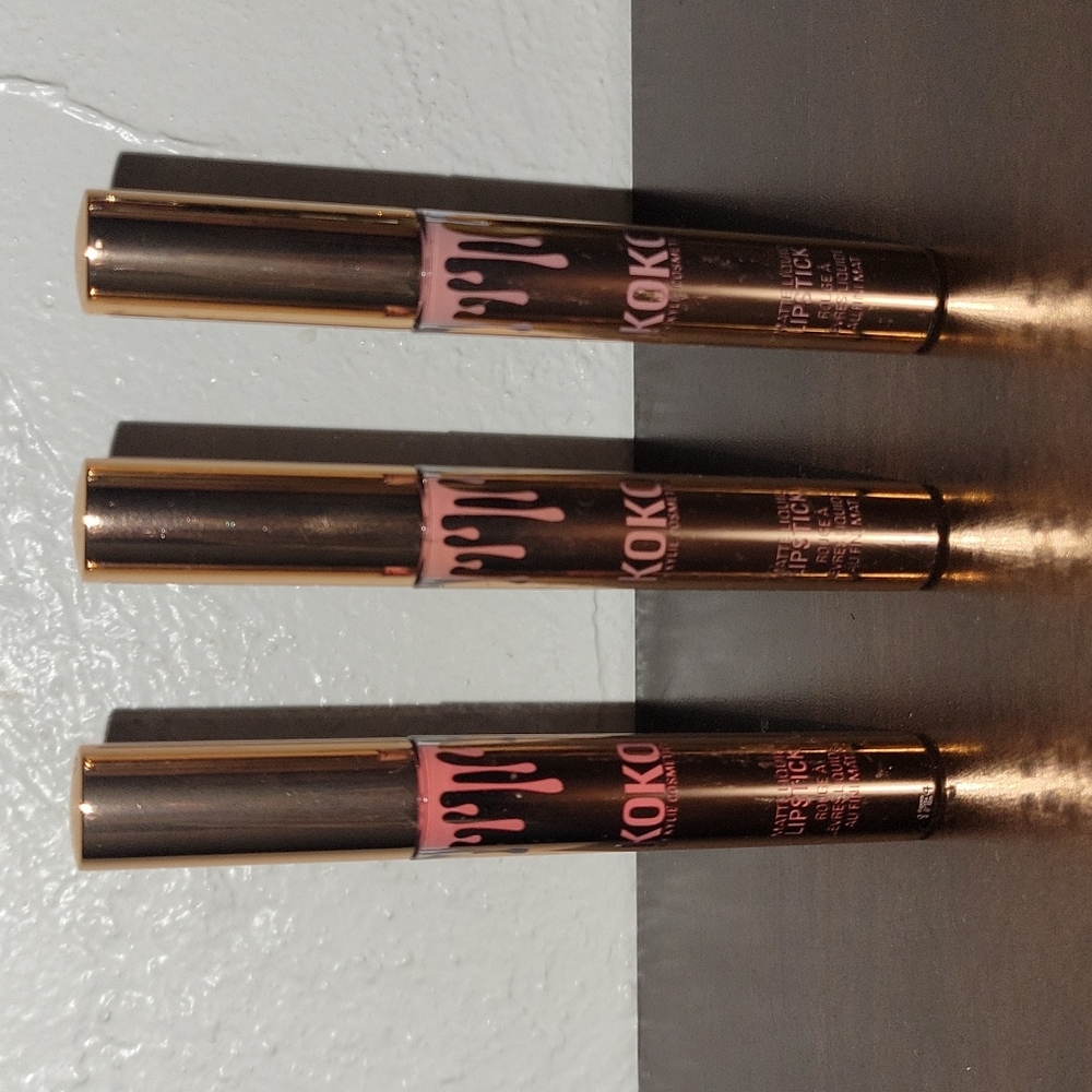 3 Kylie Cosmetics matte liquid lipsticks
